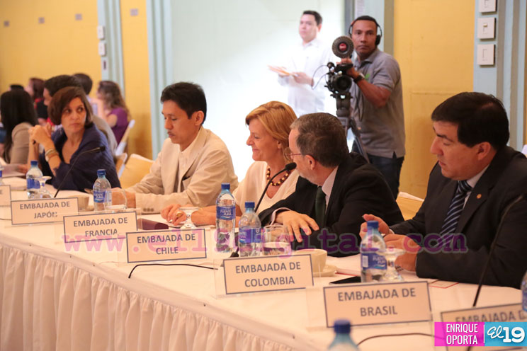 Gobierno Sandinista expone Estrategia de Seguridad y Tranquilidad Ciudadana y Humana al cuerpo diplomático